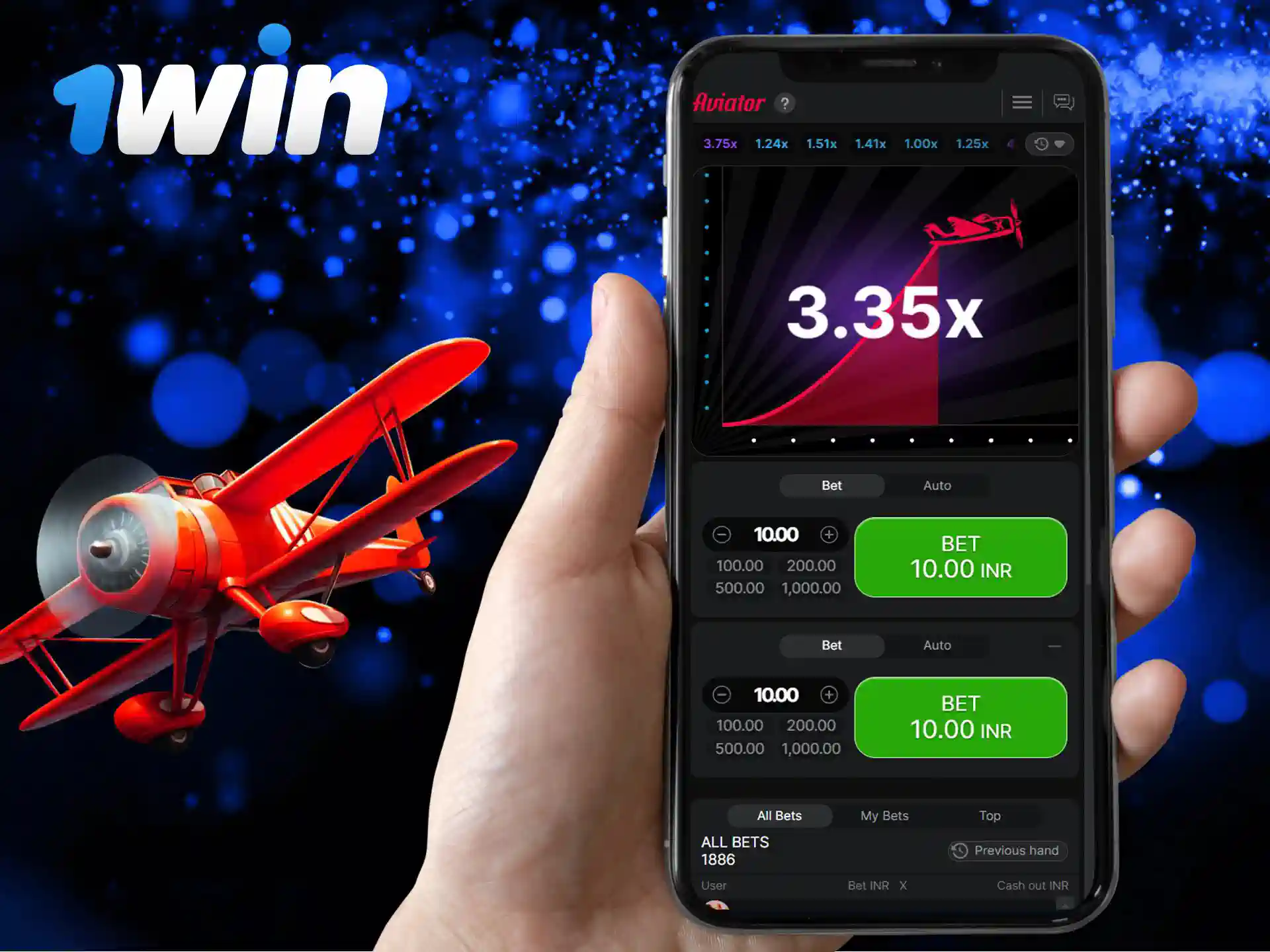 Online Aviator 1win game in Indonesia