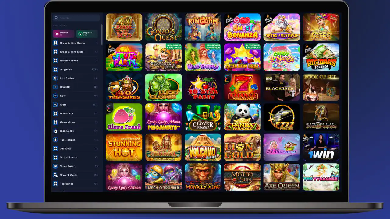 1win Casino games for Indonesian gamblers
