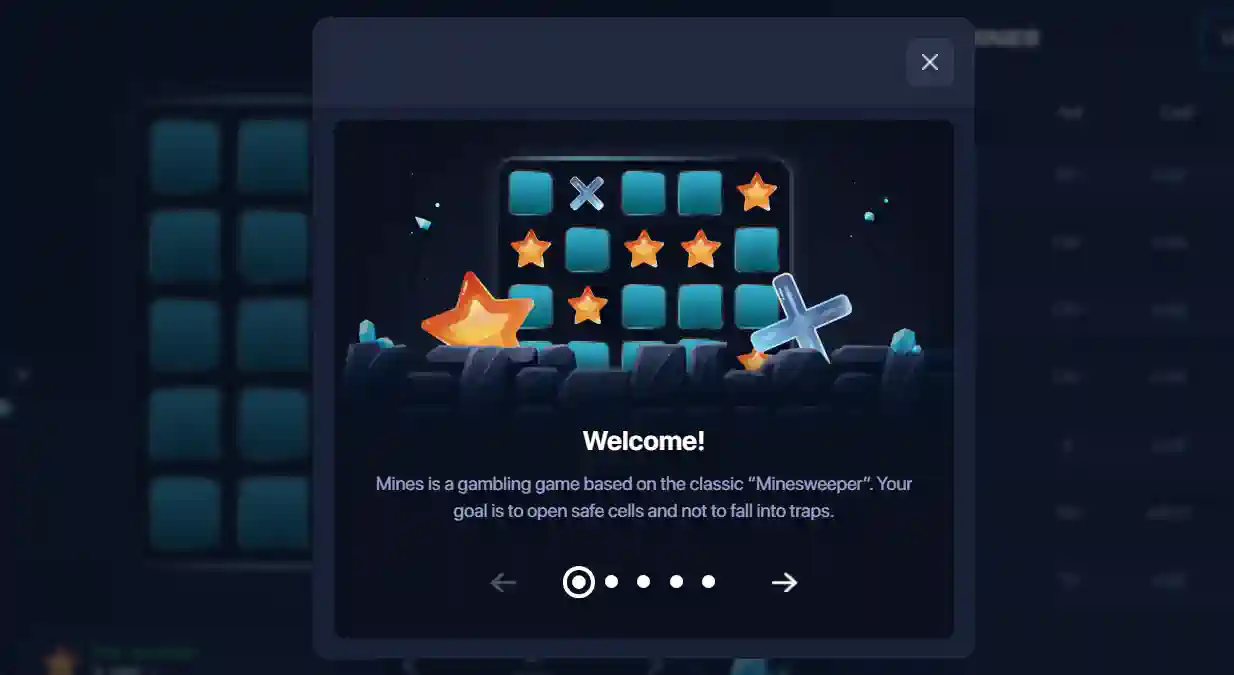 1win Mines Online Game
